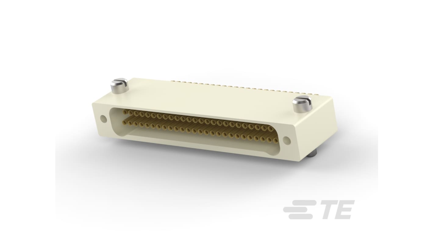 TE Connectivity DUALOBE Series Straight Board Mount PCB Connector