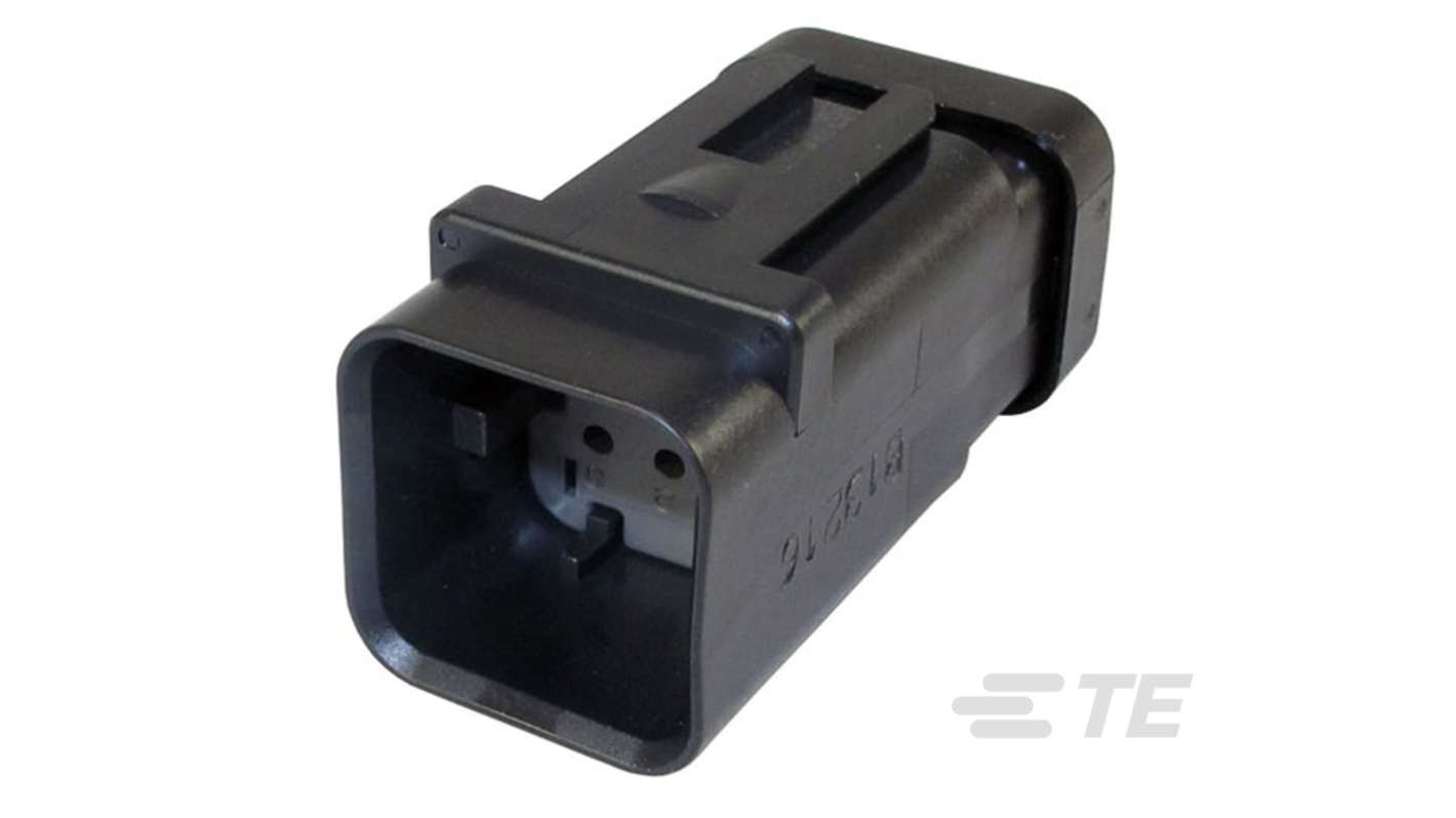 TE Connectivity, AMPSEAL 16 Male 6 Way Housing For Male Terminals for use with Wire And Cable