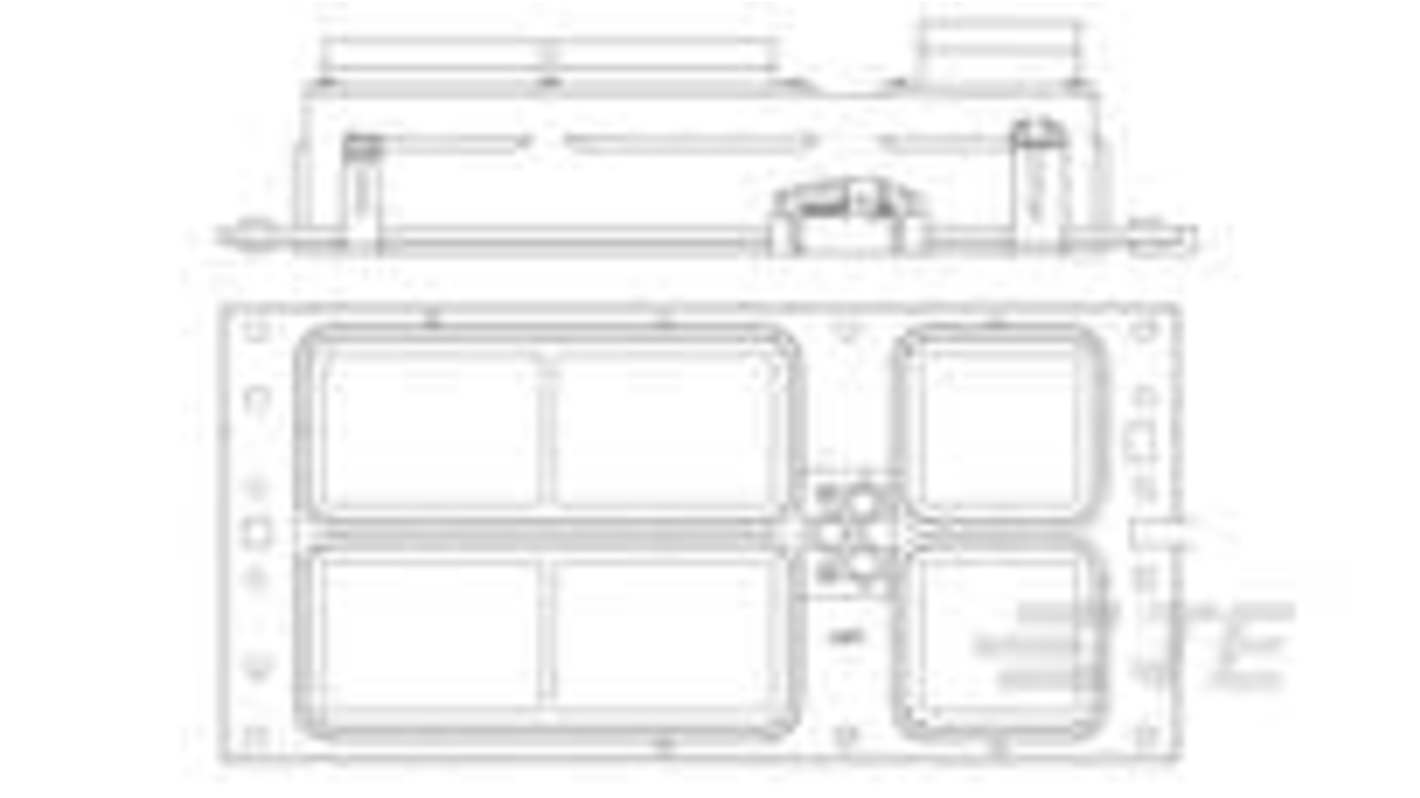 TE Connectivity, 1-211992-4 Connector Backplane Connector, Female, 1-211992-4