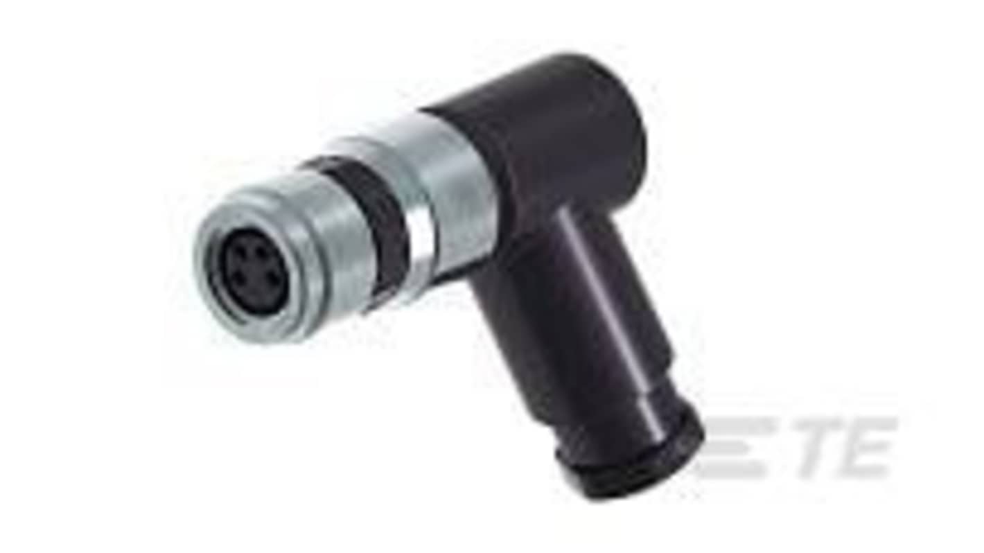 TE Connectivity Industrial Circular Connectors, 4 Contacts, Cable Mount, Socket, Female, IP67, 21209 Series