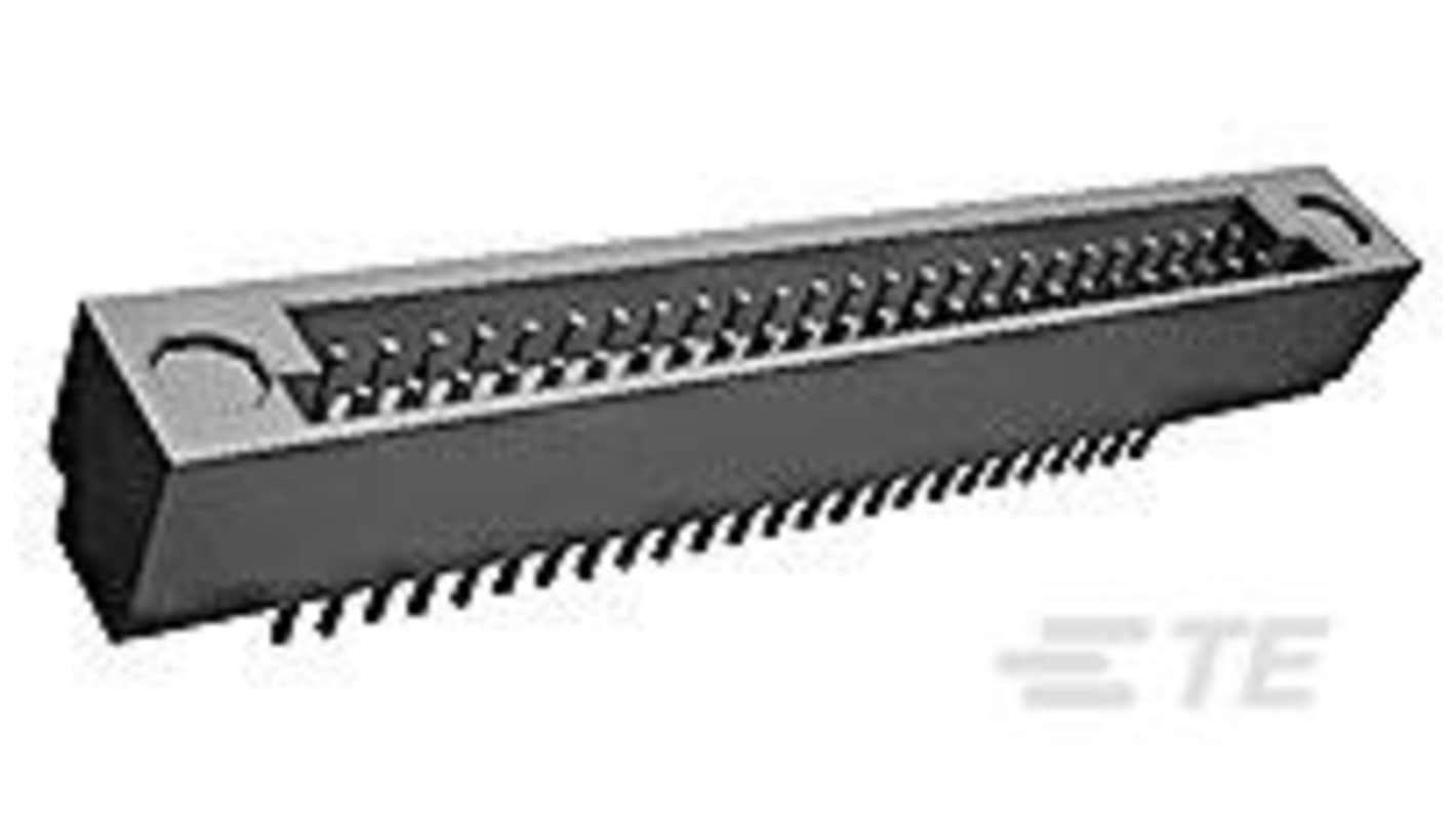 TE Connectivity AMP HDI Series Vertical Board Mount PCB Header, 150 Contact(s), 2.54mm Pitch, 2 Row(s), Shrouded
