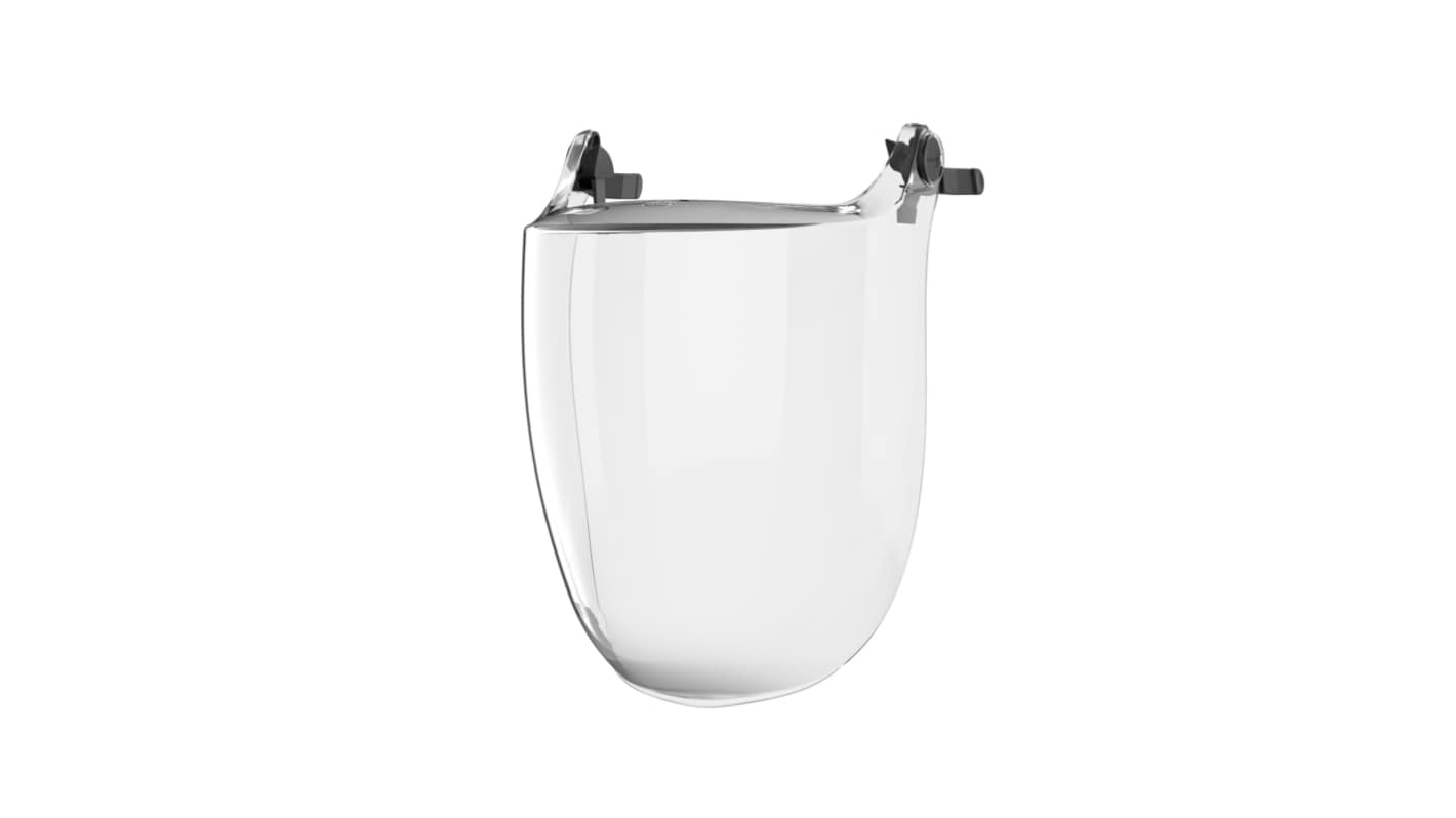 JSP Clear Flip Up PC Face Shield with Face Guard , Resistant To Molten Metal Splash, Ultra Violet Flash