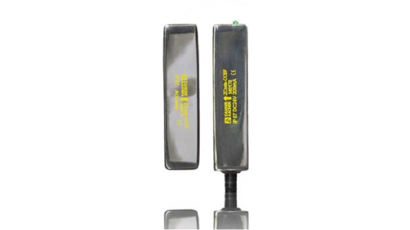 ZANDER AACHEN ZCode-CCEF Series Sliding Block for Mounting Magnetic Non-Contact Safety Switch, 24V dc, Stainless Steel