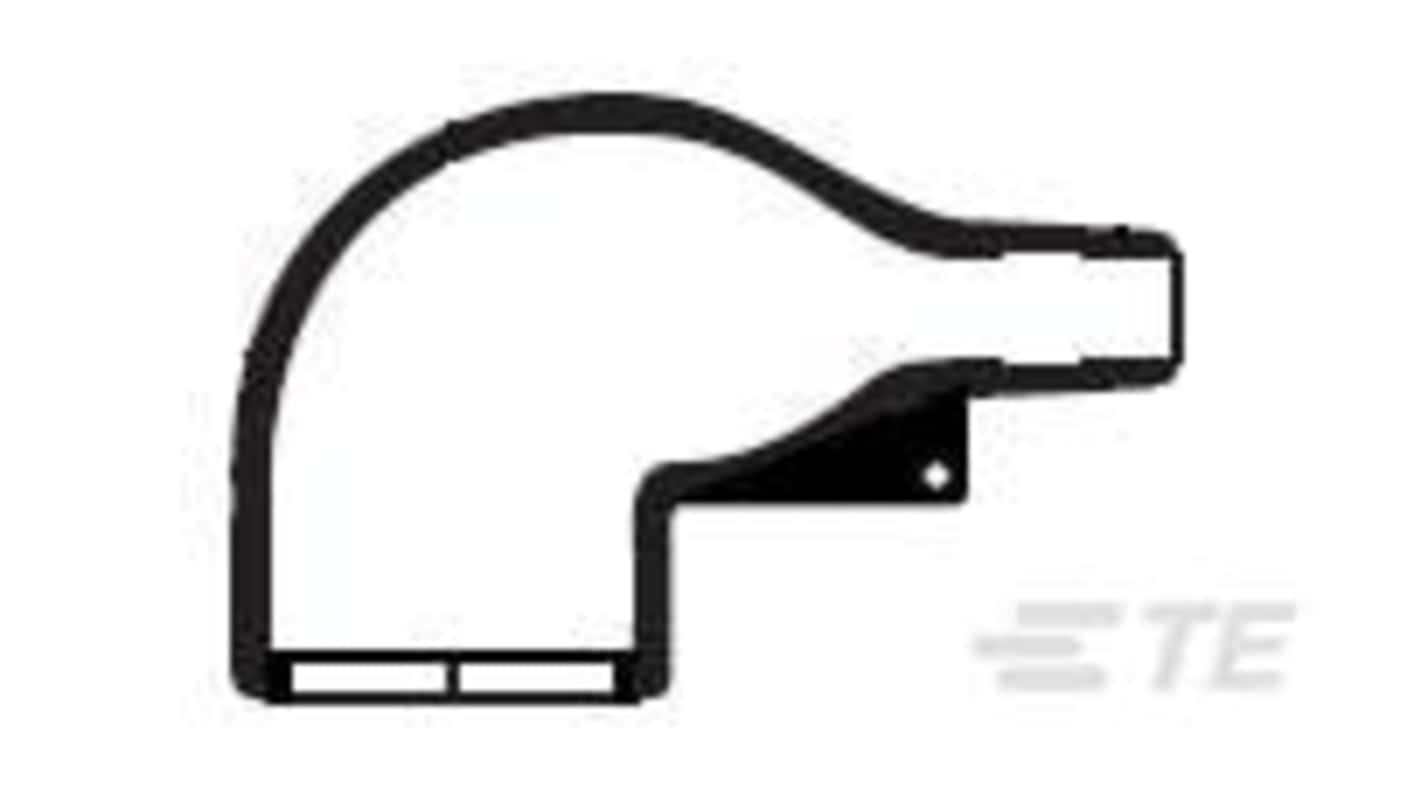 TE Connectivity Cable boot Black Adhesive Lined, 30mm