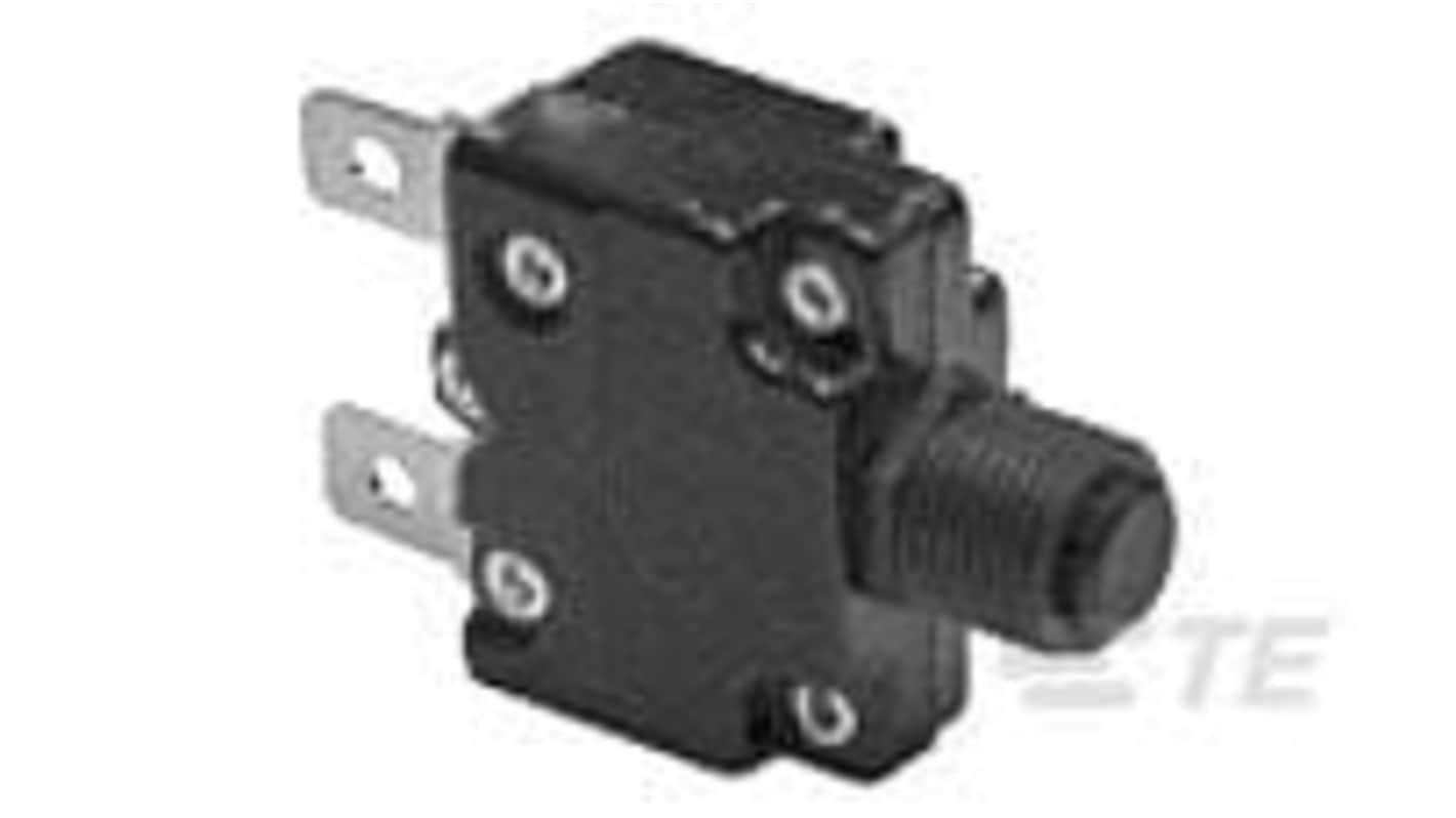 TE Connectivity Circuit Breaker - W57  Single Pole 250 or 50V Voltage Rating Panel Mount, 20A Current Rating