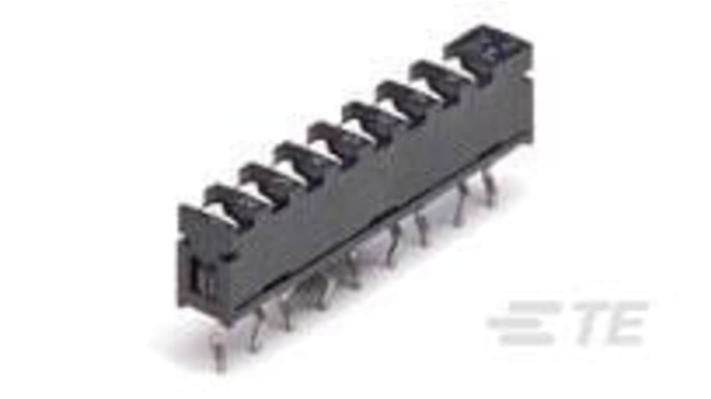 TE Connectivity 6位DIP和SIP开关, 滑动执行器, 单极 - 单掷触点, PCB, 垂直安装