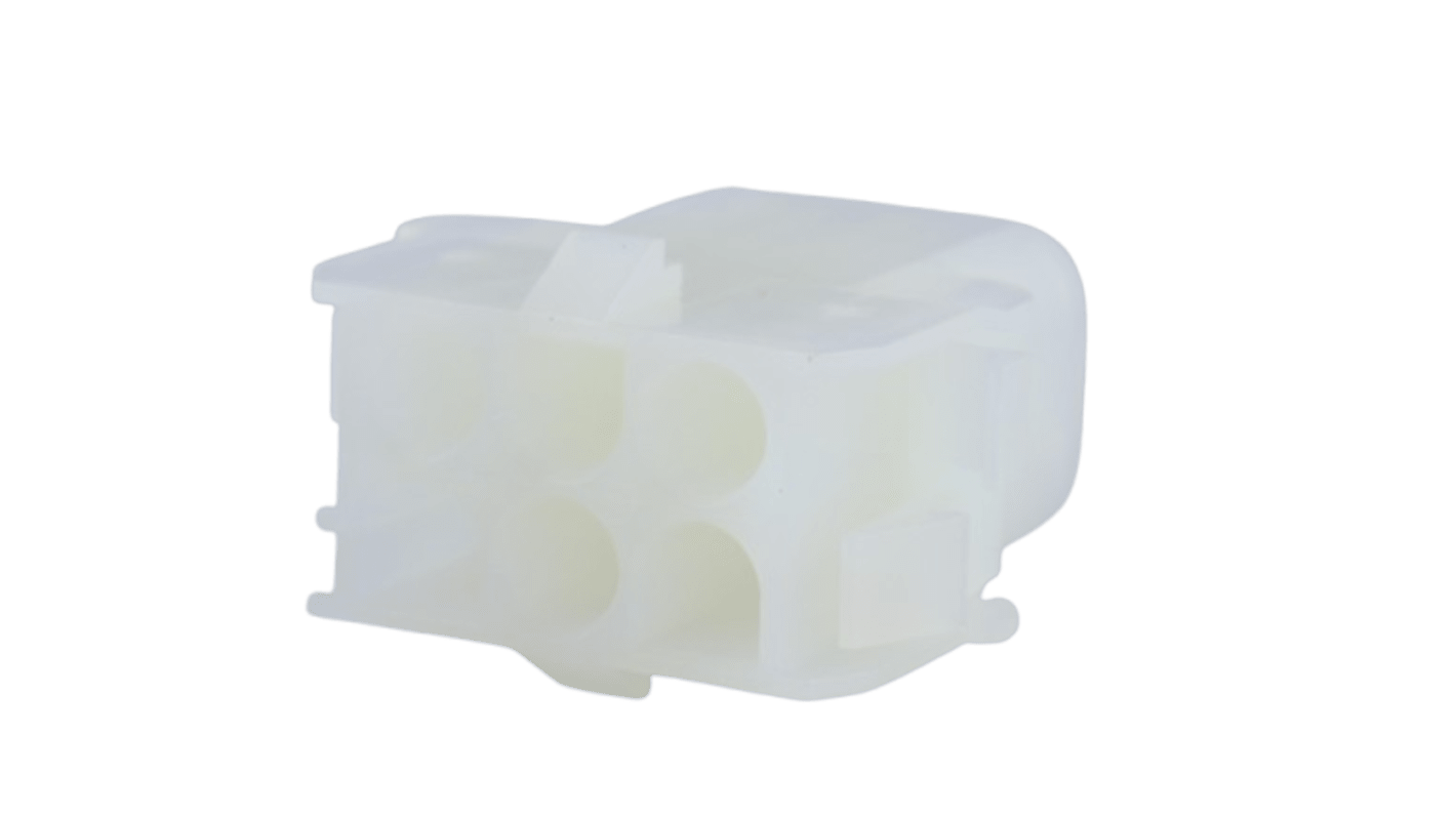 Molex, 42022 Receptacle Connector Housing, 6.35mm Pitch, 6 Way, 2 Row