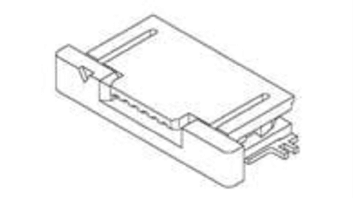 TE Connectivity FPC连接器, 16p, 0.3mm间距, SMT安装, 直角, 52745系列