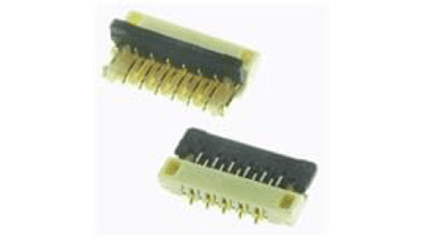 Molex, 503566, 503566-1100 0.3mm Pitch 11 Way Right Angle FPC Connector, Bottom