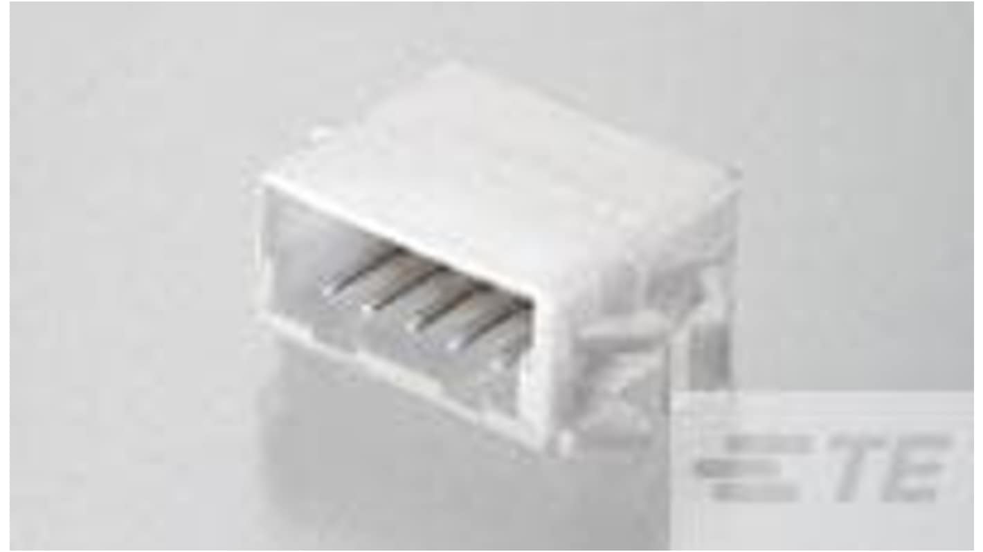 TE Connectivity AMP CT Series Straight Panel Mount PCB Header, 6 Contact(s), 2mm Pitch, 1 Row(s), Shrouded