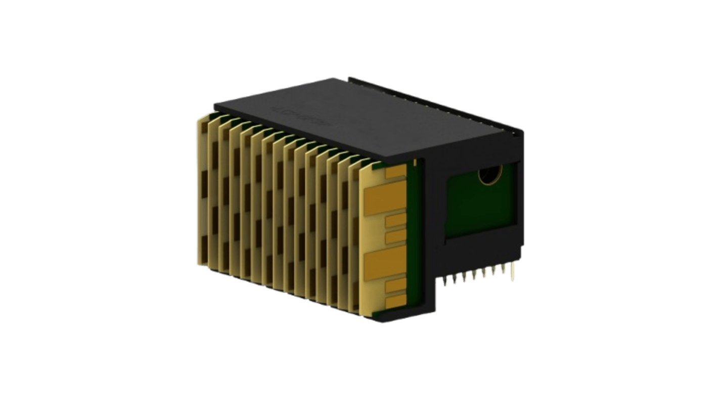 TE Connectivity, 1410187-1 1.8mm Pitch Connector Backplane Connector, Right Angle, 16 Column, 7 Row, 112 Way, 1410187-1