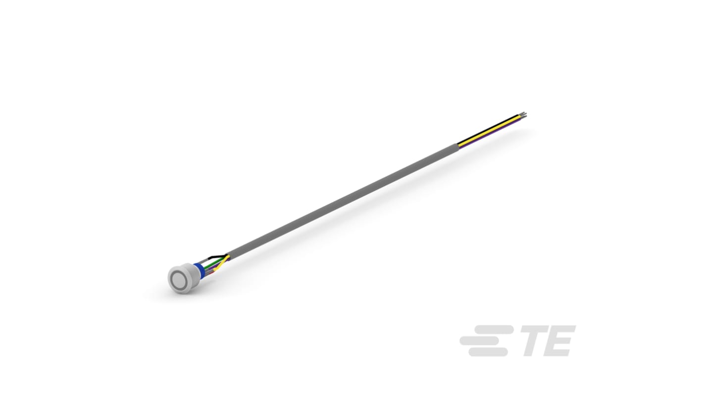 TE Connectivity Alcoswitch AV22 Series Illuminated Push Button Switch, On-Off, Bushing, Single Pole - Single Throw,