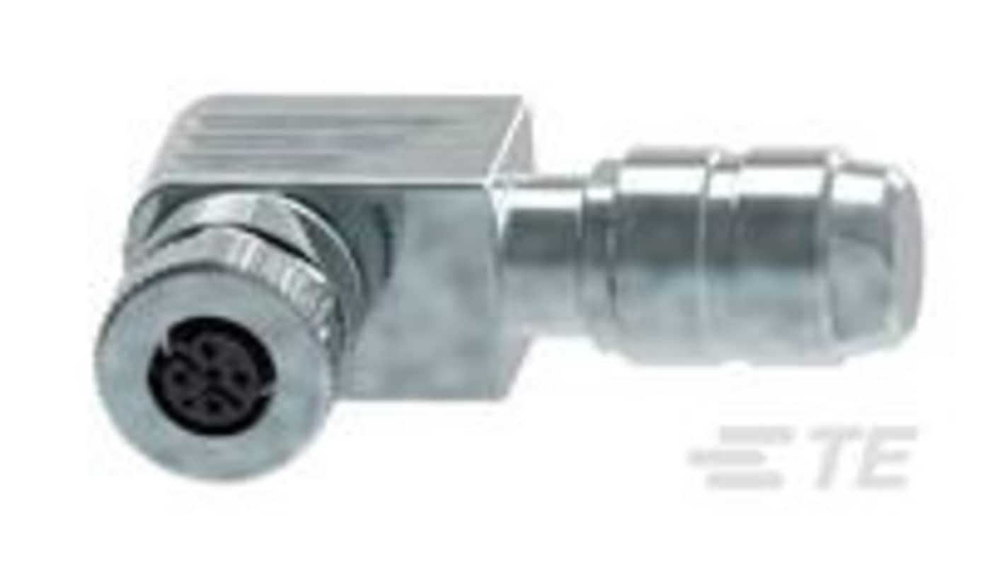 TE Connectivity Circular Connectors, 5 Contacts, M12 Connector, Socket, Female, 4-2271131-2 Series