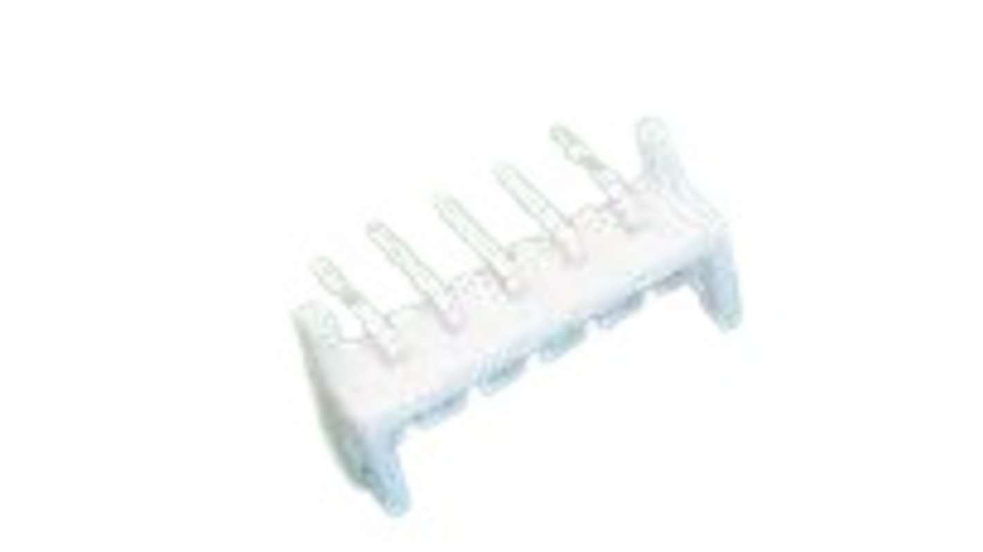 TE Connectivity AMP HPI Series Right Angled Board Mount PCB Header, 8 Contact(s), 2.5mm Pitch, 1 Row(s), Shrouded