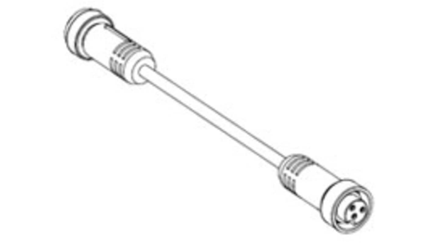 Molex Straight Male Mini-Change to Straight Female Mini-Change Cordset, 3m