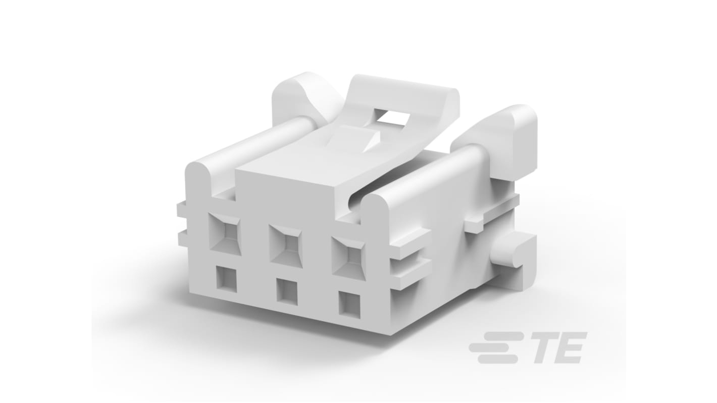 TE Connectivity, AMP Signal Double Lock Plug Connector Housing, 2.5mm Pitch, 3 Way, 1 Row