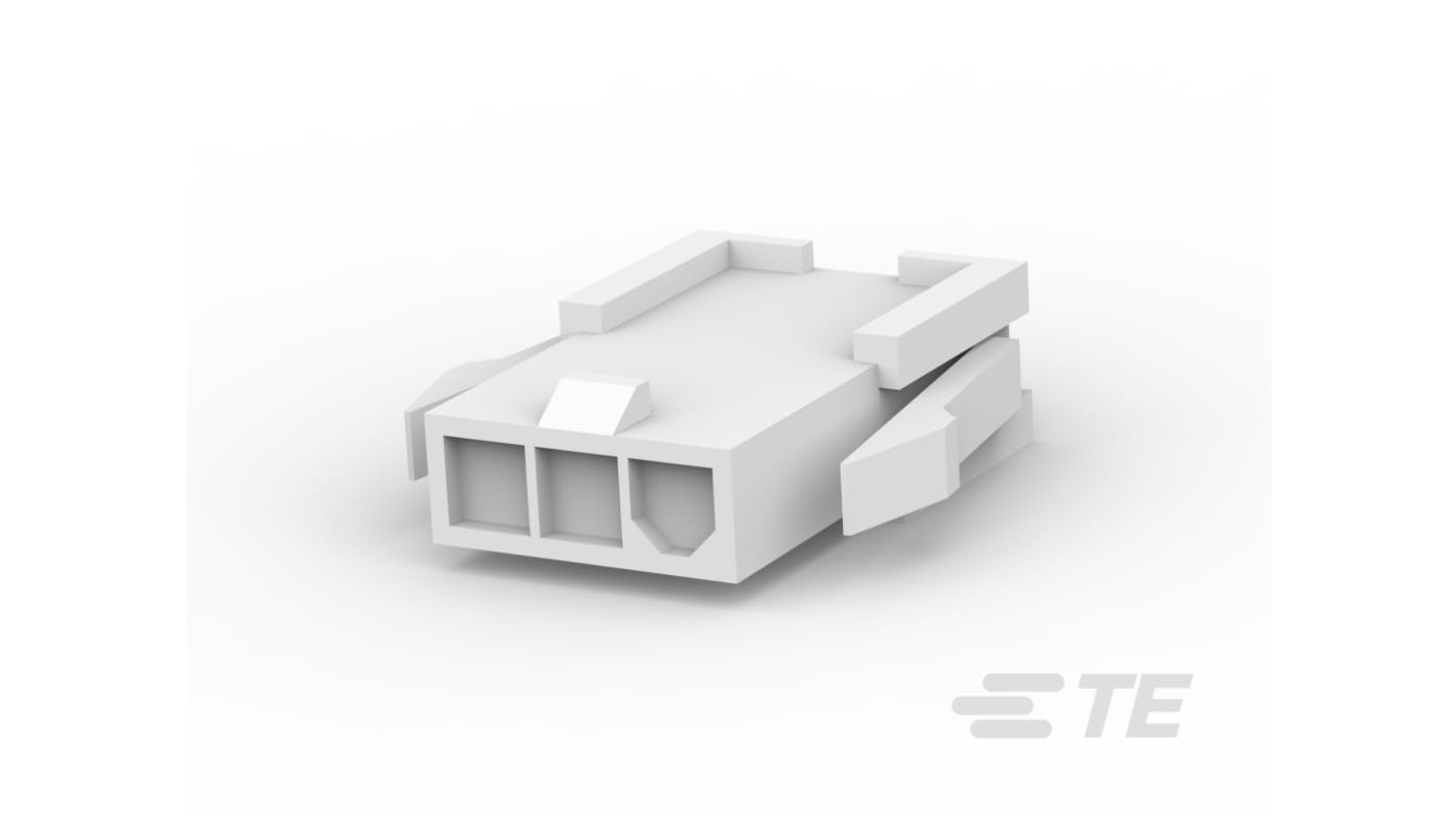 TE Connectivity VAL-U-LOK Series Right Angle Panel PCB Header, 3 Contact(s), 4.2 mm Pitch, 1 Row(s), Shrouded