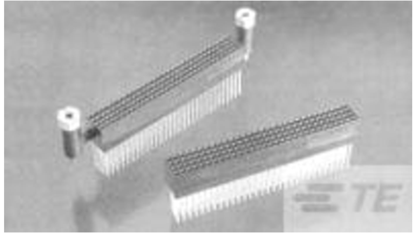 TE Connectivity MQS Series Horizontal Board Mount PCB Header, 120 Contact(s), 2mm Pitch, 1 Row(s), Shrouded