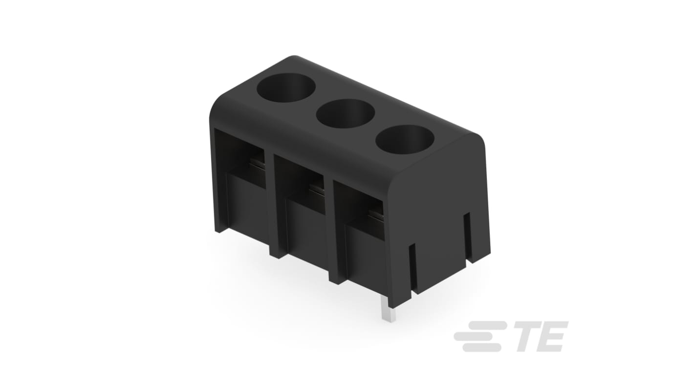 Blok zacisków 3-pinowe, raster 9.53mm, 15A, 300 V