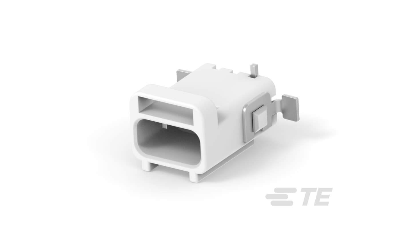 TE Connectivity SlimSeal Miniature Connectors Series Connector, Male, 3-Way, Board Mount, 5A, IP67