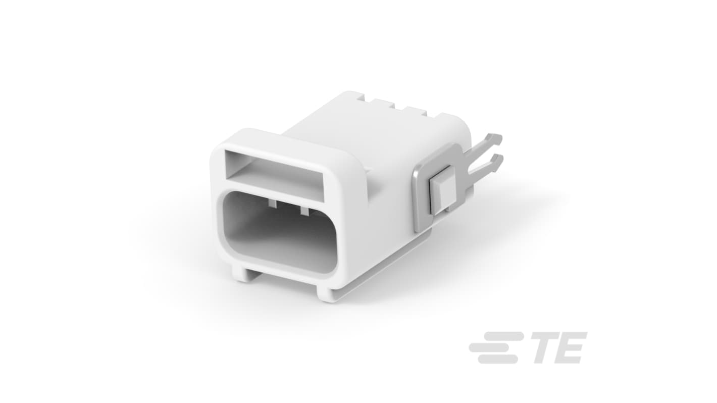 TE Connectivity 28342 Series Connector, 3-Pole, Male, 3-Way, Board Mount, 5A, IP67
