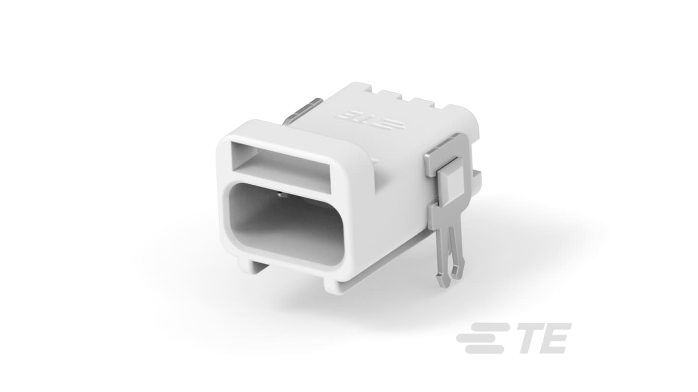 TE Connectivity SlimSeal Miniature Series Connector, Male, 3-Way, Board Mount, 5A, IP67