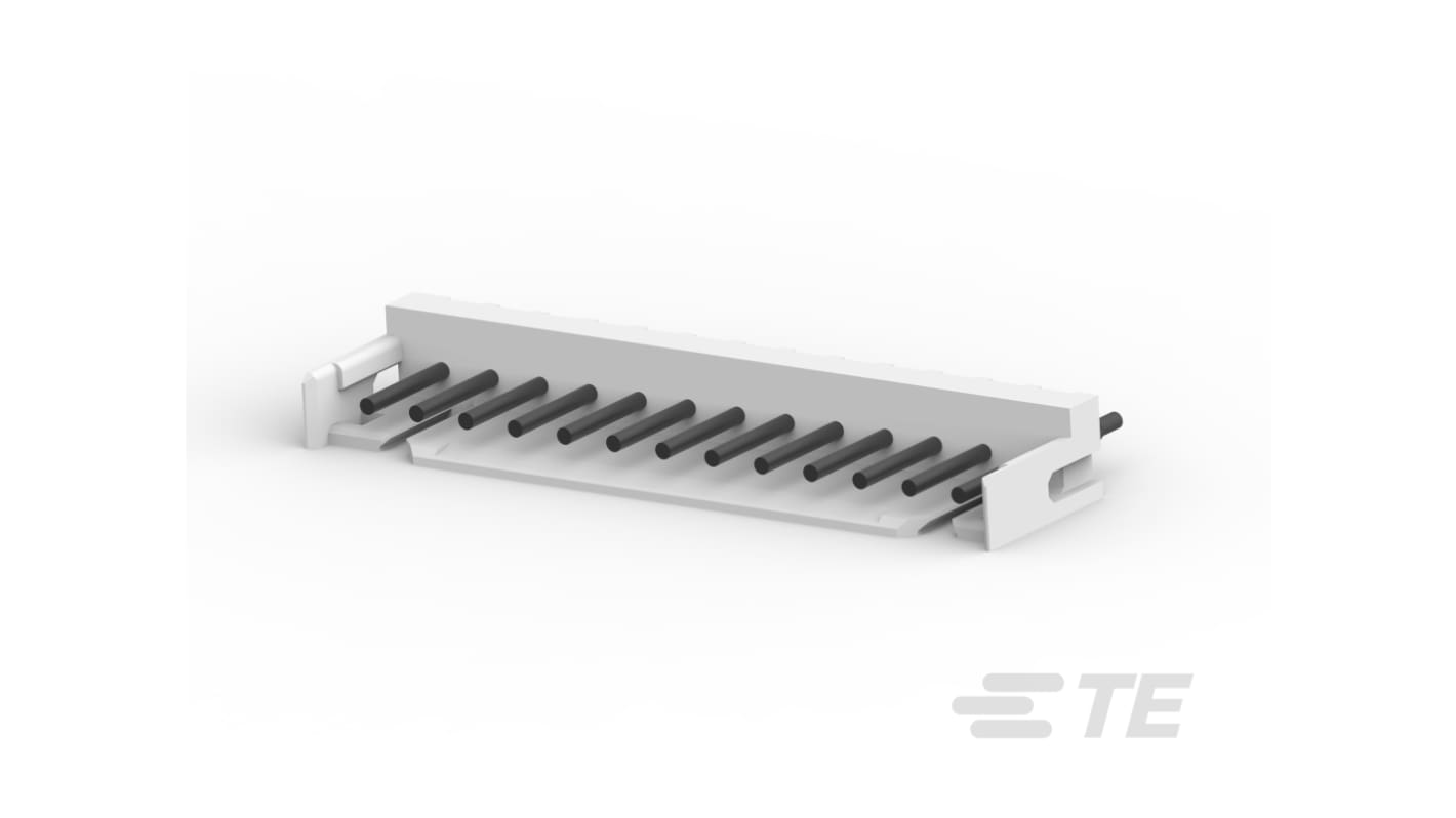 TE Connectivity AMP CT Series Vertical Board Mount PCB Header, 13 Contact(s), 2mm Pitch, 1 Row(s), Shrouded, Unshrouded