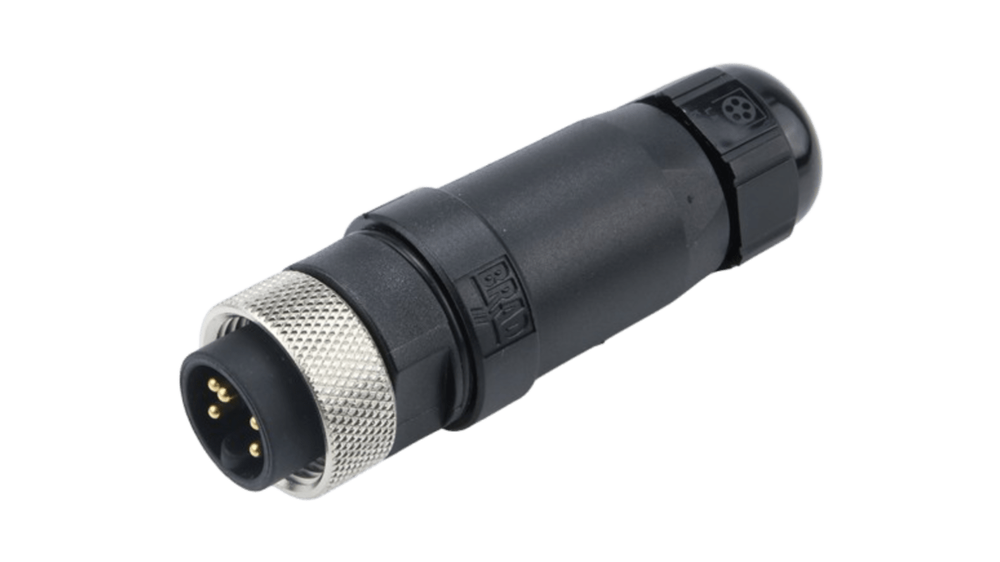 Molex Industrial Circular Connectors, 5 Contacts, Cable Mount, Miniature Connector, Plug, Male, IP67, 130017 Series