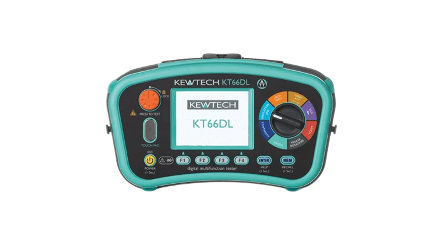 Kewtech Corporation 多功能检测仪, 1000V绝缘测试电压, KT66DL