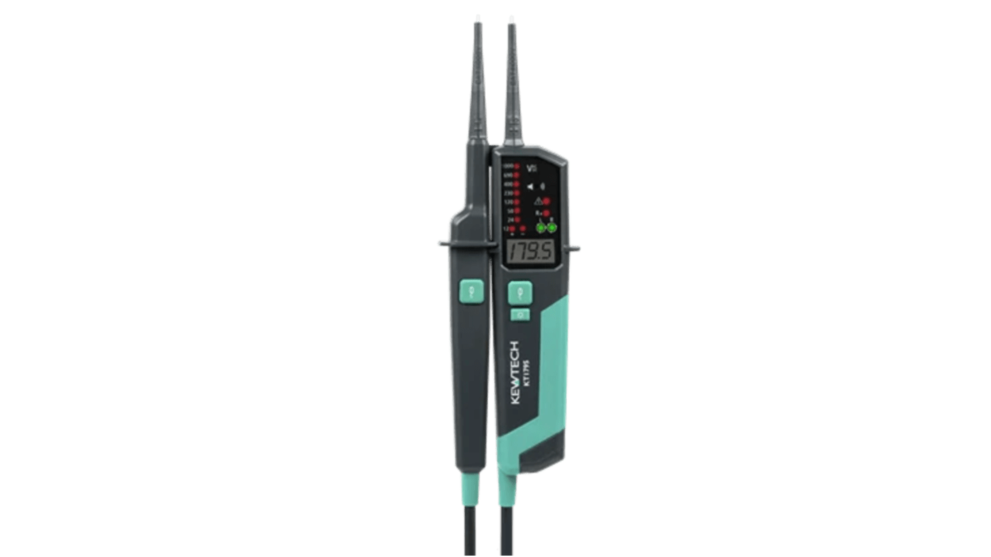 Kewtech Corporation KT1795, Digital Voltage Detector, 1500V dc, No, CAT IV