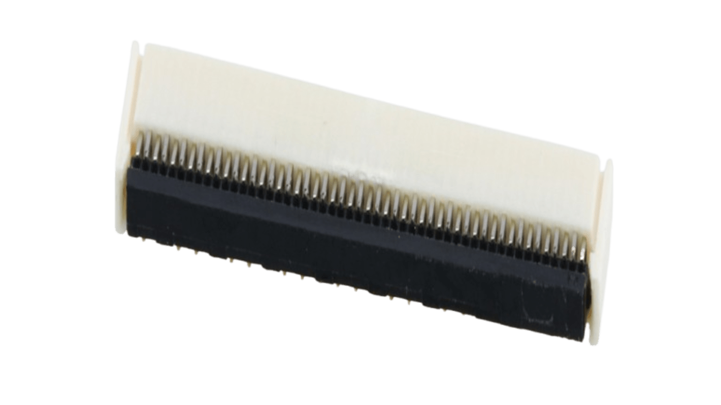 TE Connectivity FPC连接器, 51p, 0.3mm间距, SMT安装, 直角, 504740系列