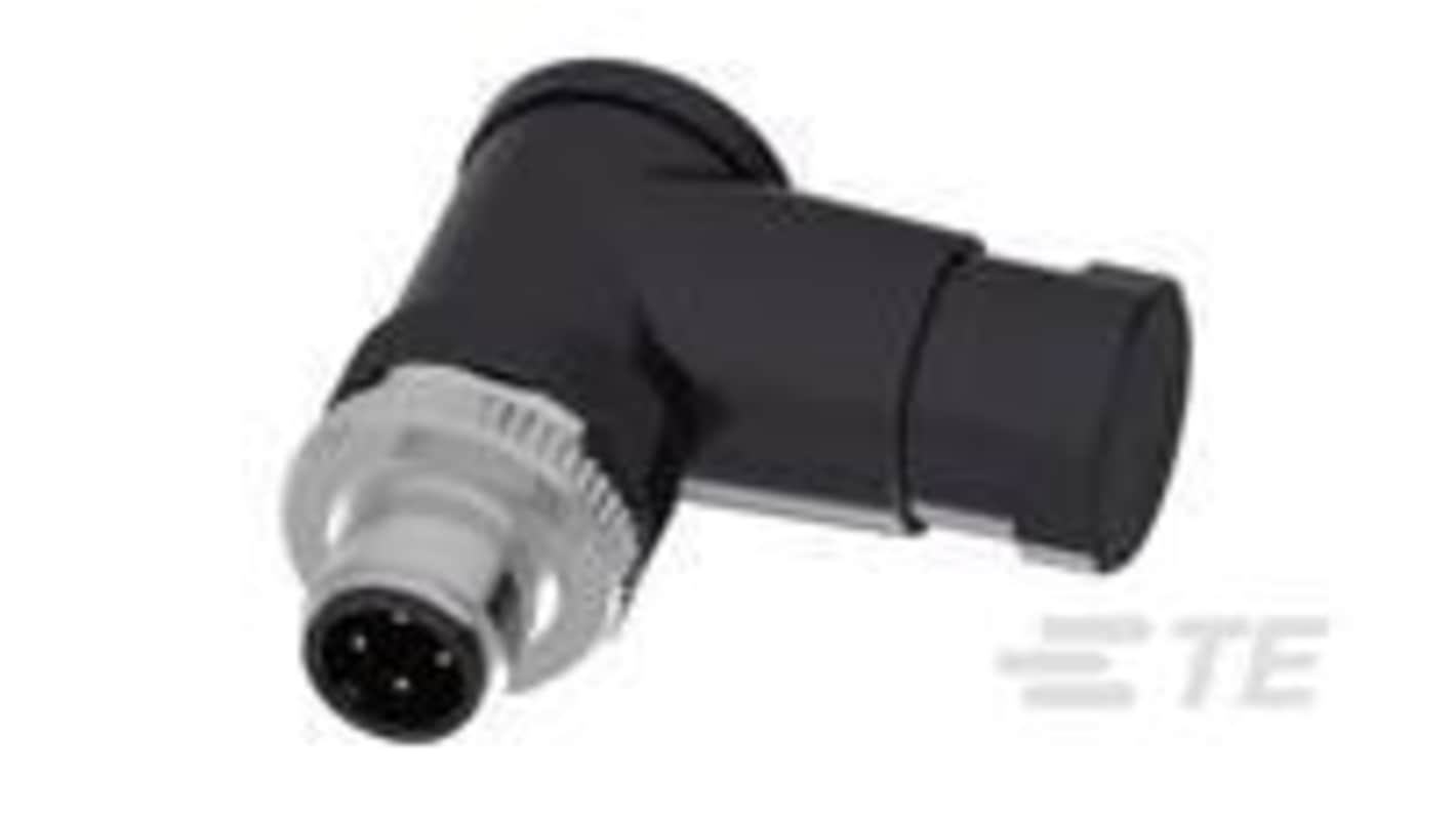 TE Connectivity Circular Connector, 8 Contacts, M12 Connector, Plug, Male, M12 Connector Series
