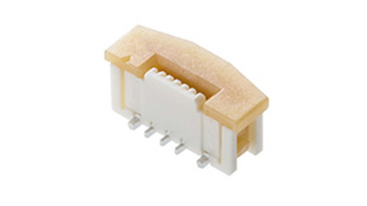 Molex, 52559, 52559-2433 0.5mm Pitch 24 Way Right Angle FPC Connector, Vertical Contact