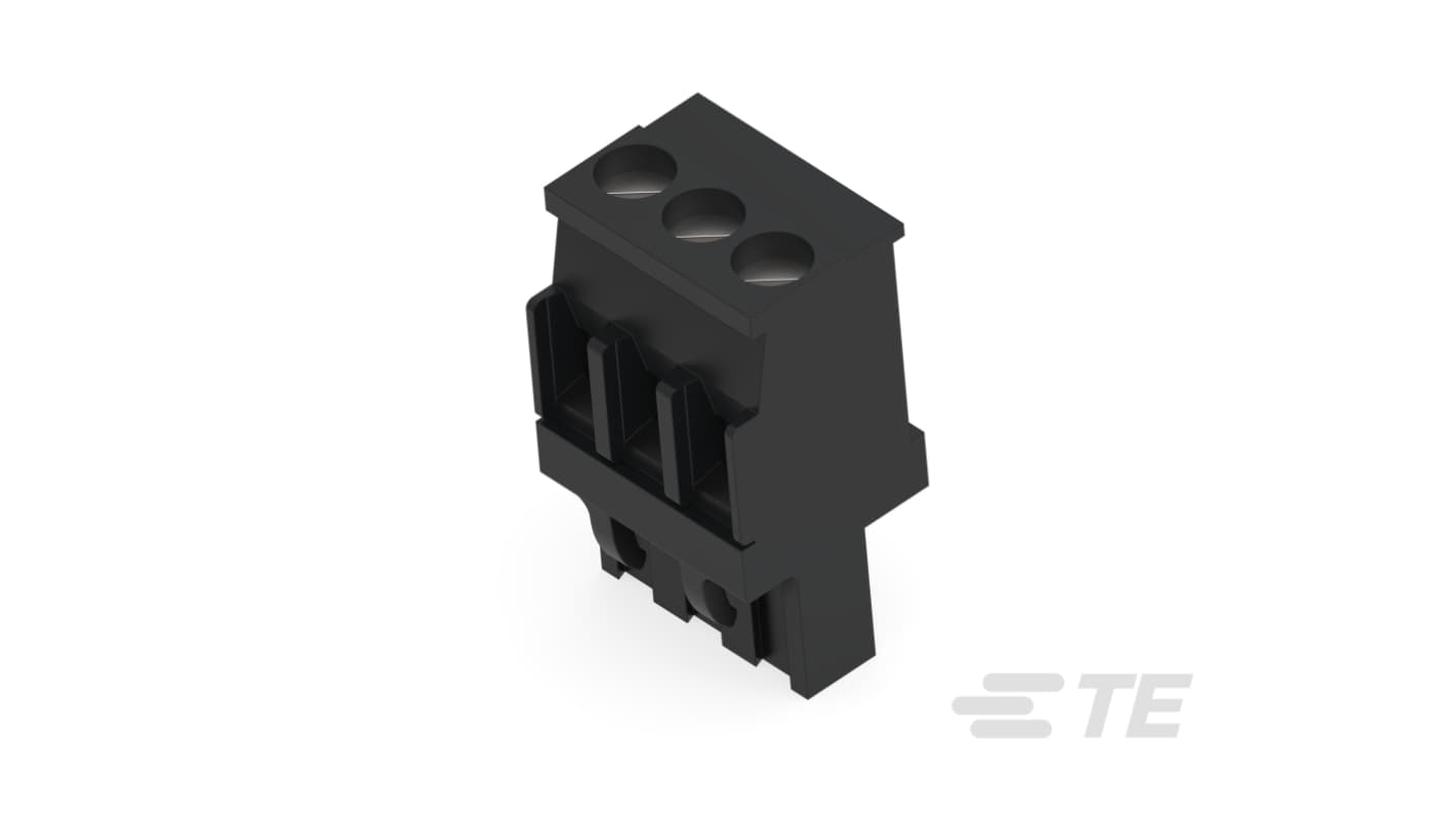 TE Connectivity, 22139, 3 Way, , Pluggable Terminal Block, Plug, 2213935-3