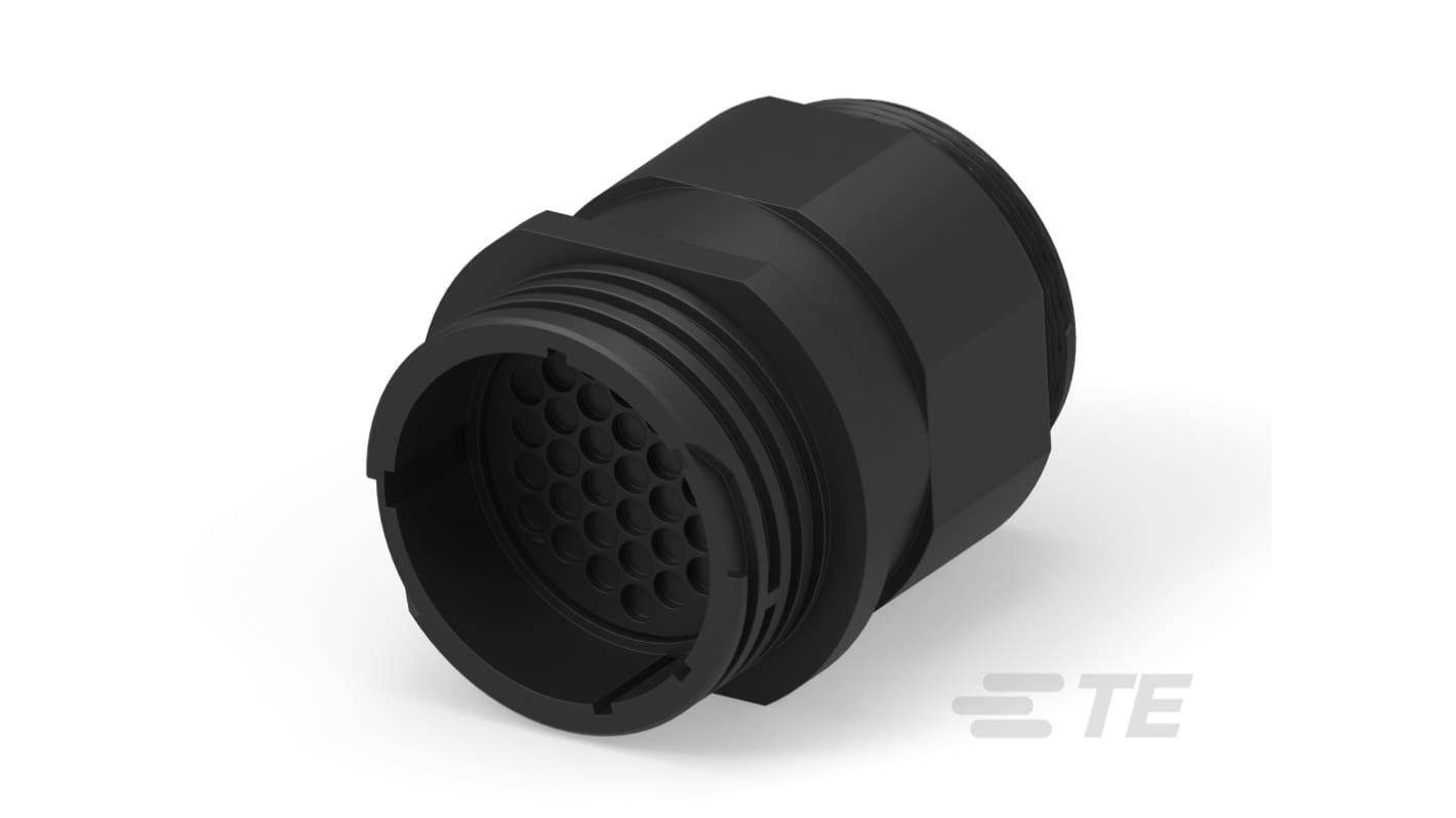 TE Connectivity, CPC 37 Way MIL Spec Circular ConnectorBlack, Pin Contacts