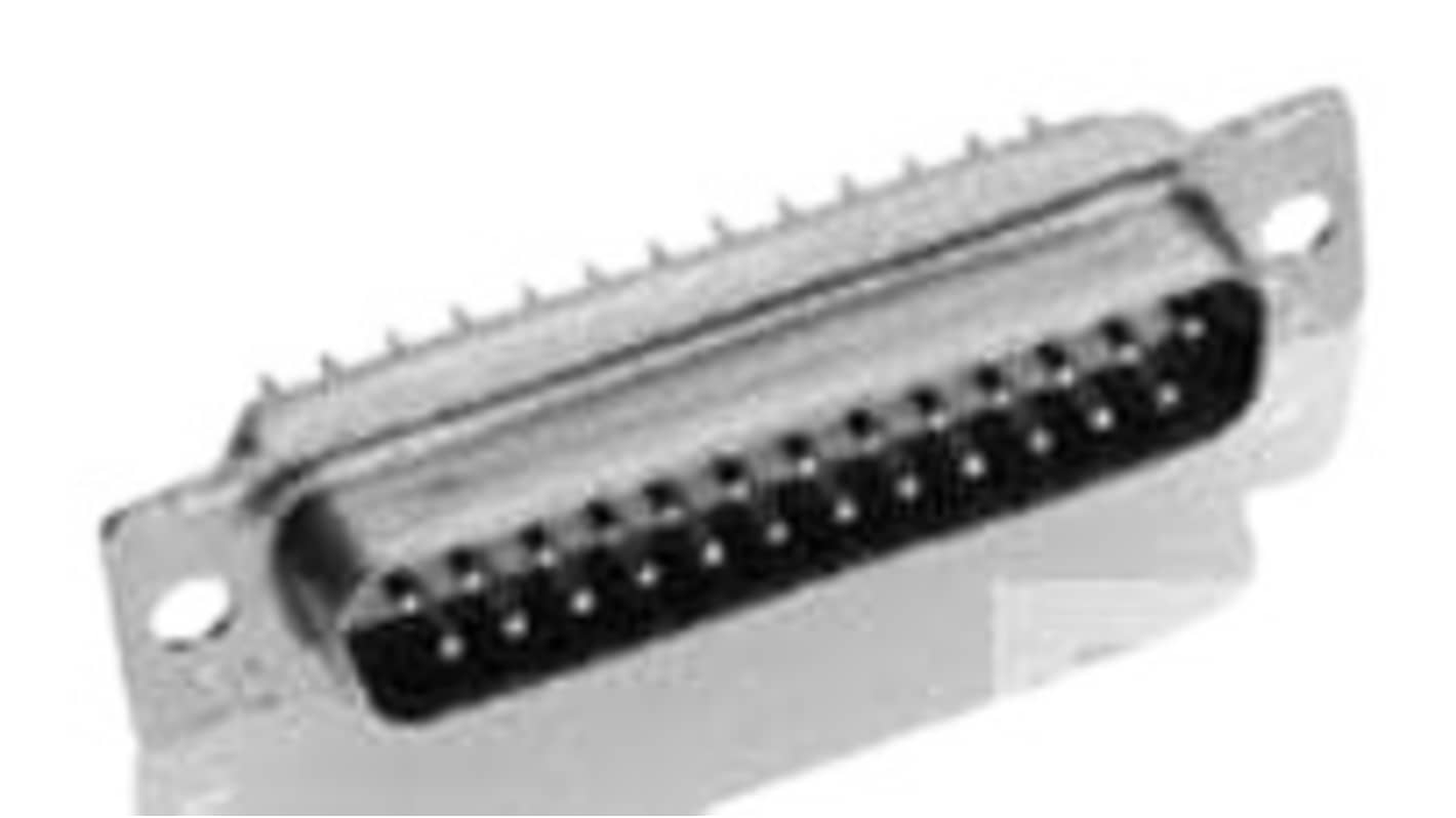 TE Connectivity AMPLIMITE Panel Mount D-sub Connector Plug, with Screw Holes