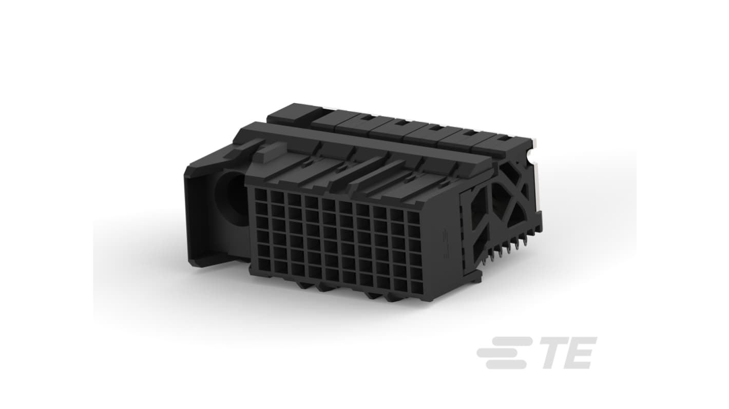 TE Connectivity, IMPACT 1.9mm Pitch High Speed Backplane Connector, Female, Right Angle, 10 Column, 6 Row, 60 Way,