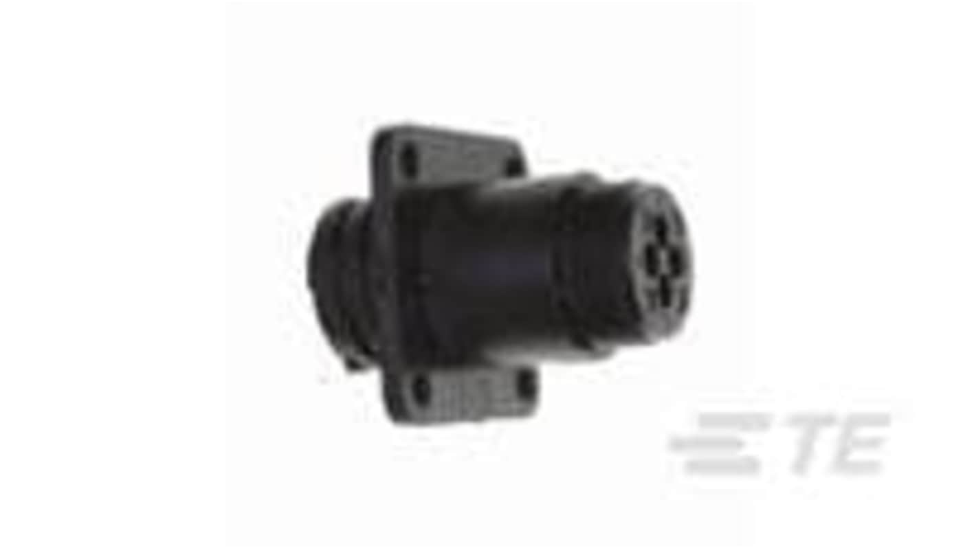 TE Connectivity 紧凑型电源连接器插座, 4, 600V, 13A, 电缆, 面板安装, 插入式、螺钉拧紧端接, 2060系列