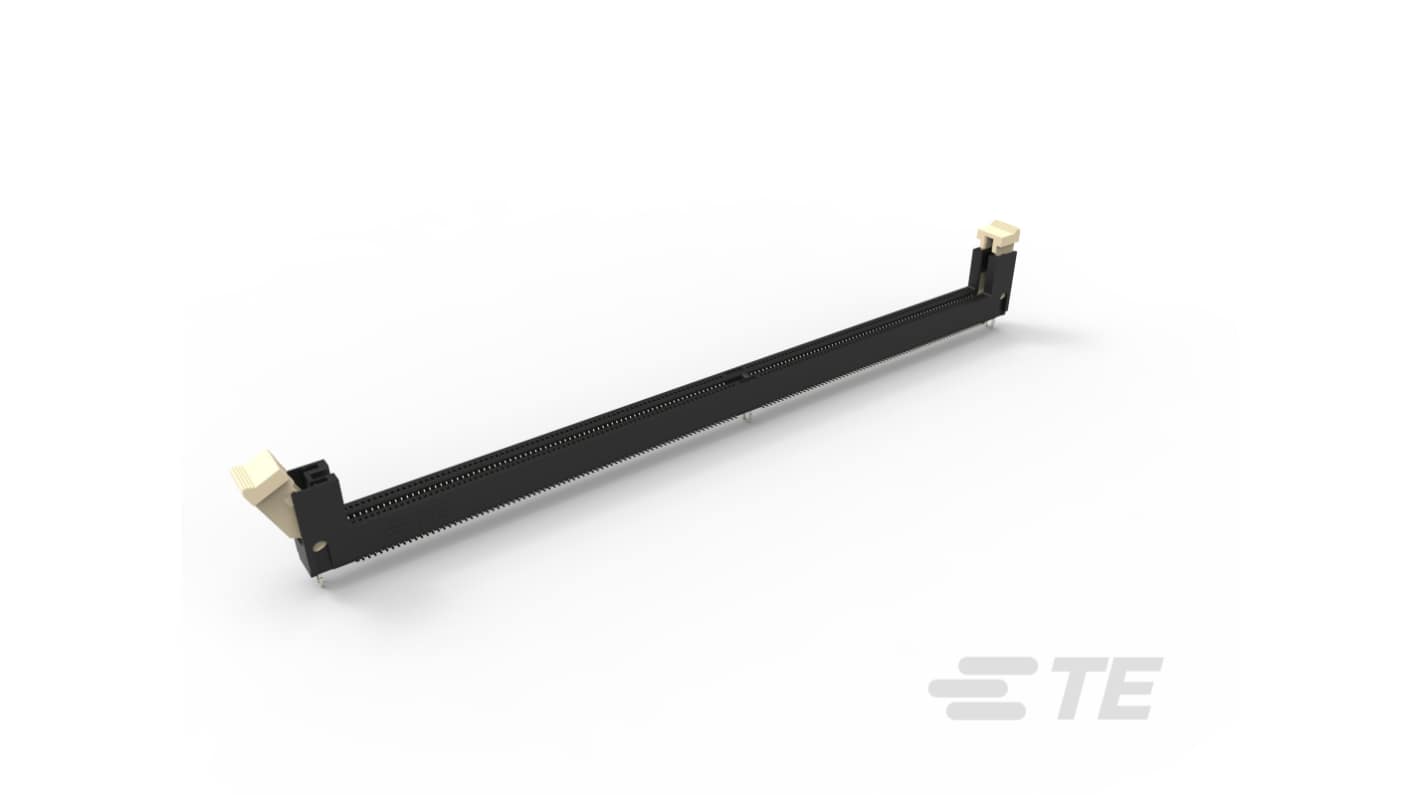 TE Connectivity 0.85mm Pitch 288 Way, Vertical Board Mount Mount DDR4 DIMM Socket ,750mA