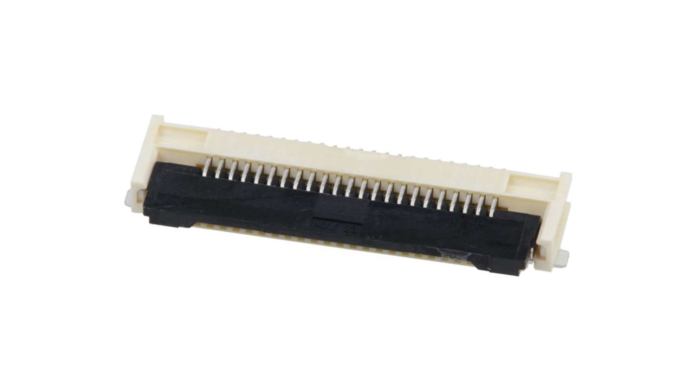 Molex, 505110, 505110-2391 0.5mm Pitch 23 Way Right Angle FPC Connector, Bottom