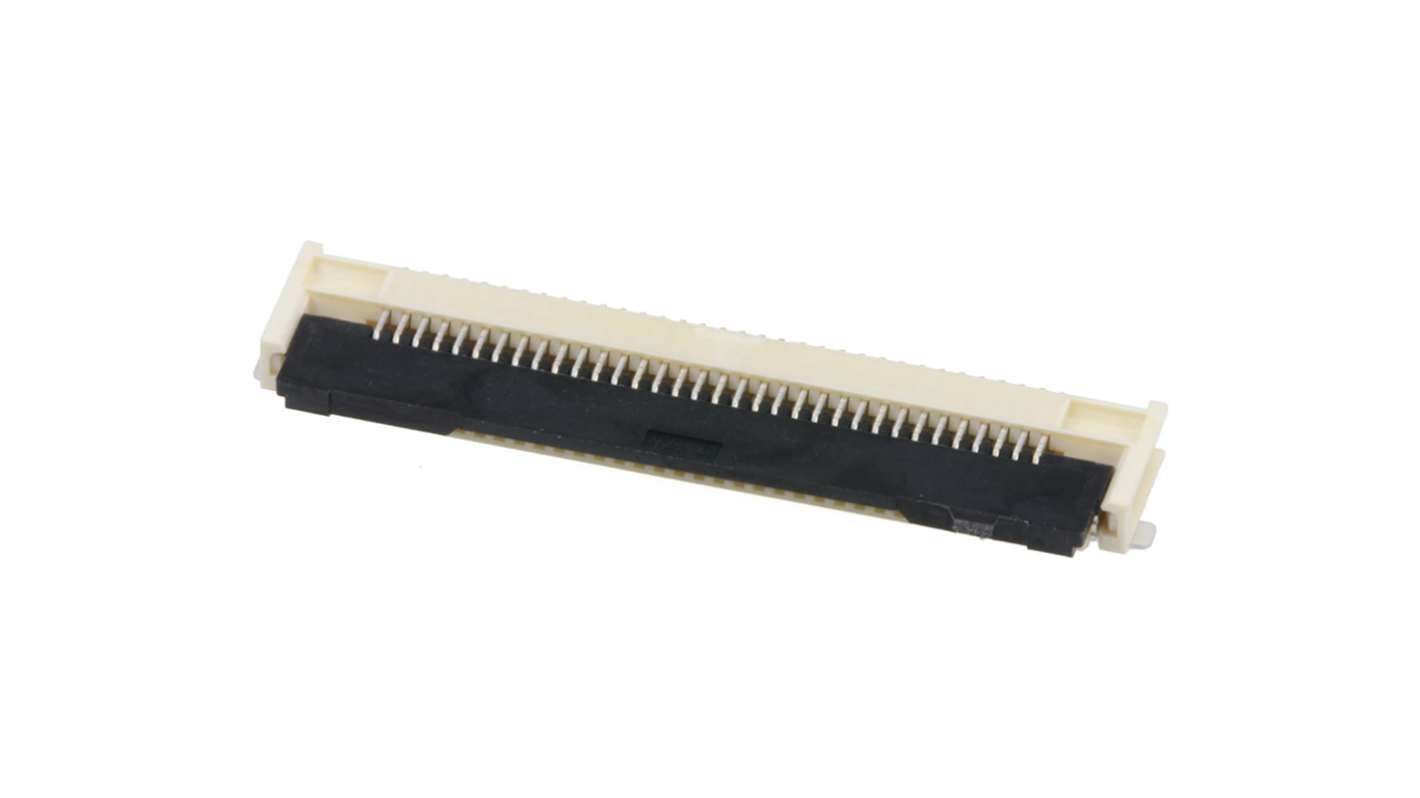 Molex, 505110, 505110-3491 0.5mm Pitch 34 Way Right Angle FPC Connector, Bottom