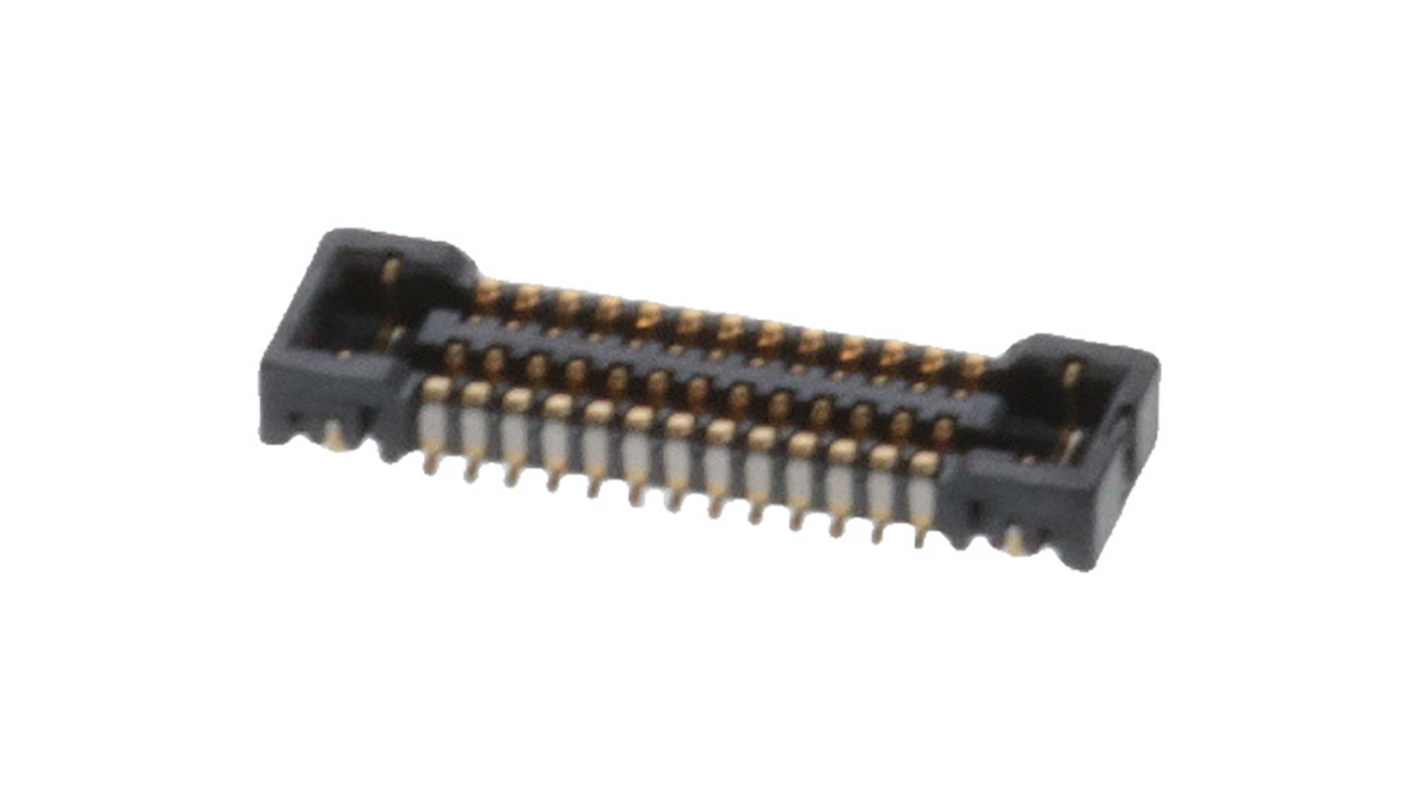 Molex 50242 Series Vertical Board Mount PCB Socket, 26-Contact, 2-Row, 0.4mm Pitch, Surface Mount Termination