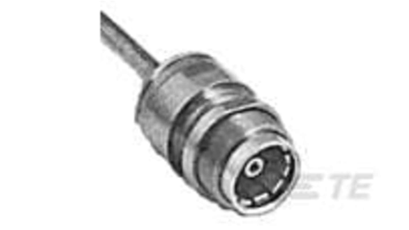 TE Connectivity 10572 Series, Jack Panel Mount OSP Connector, 50Ω, Solder Termination, Straight Body