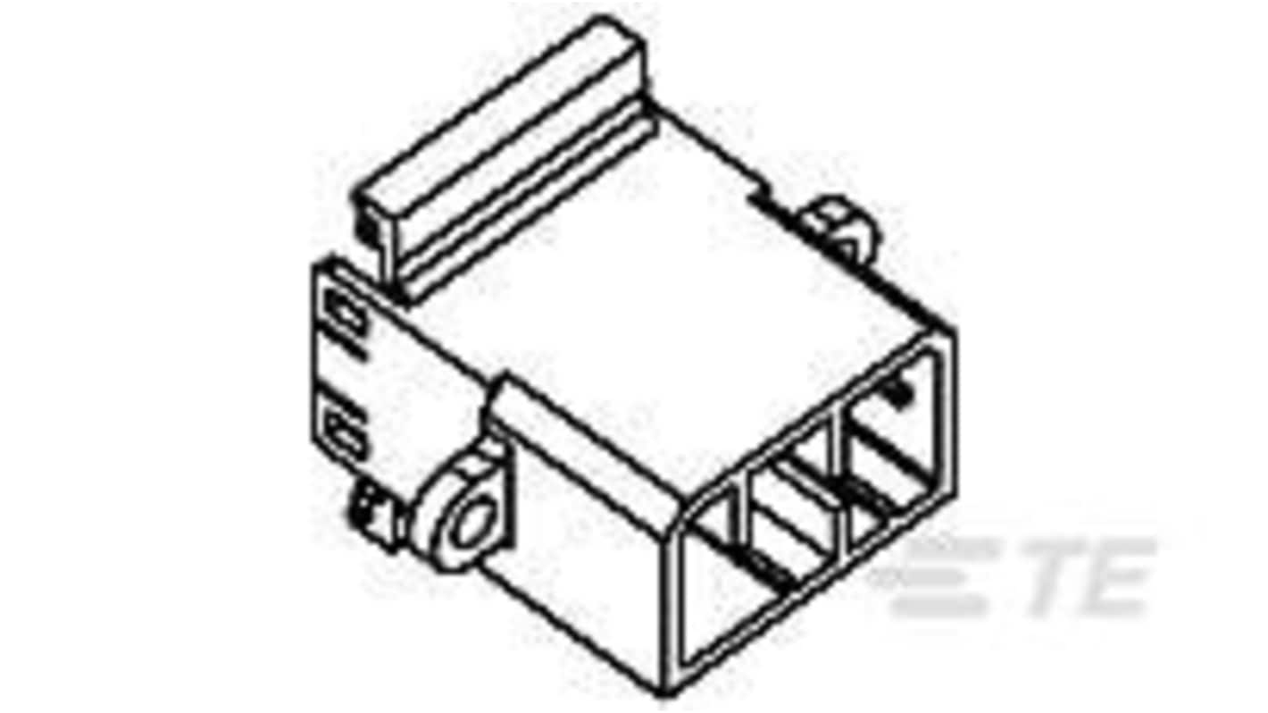 TE Connectivity, 17493 Automotive Connector Socket White Cable Mount 20 Way, Crimp Termination 1-174938-1
