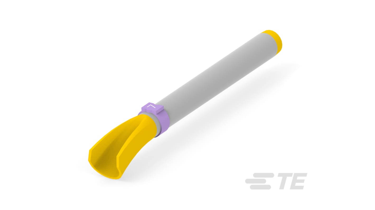 TE Connectivity STB09-7-7 Snap On Cable Markers, Violet, Pre-printed "7 Marking", 3.25 - 4.5mm Cable, for Printed