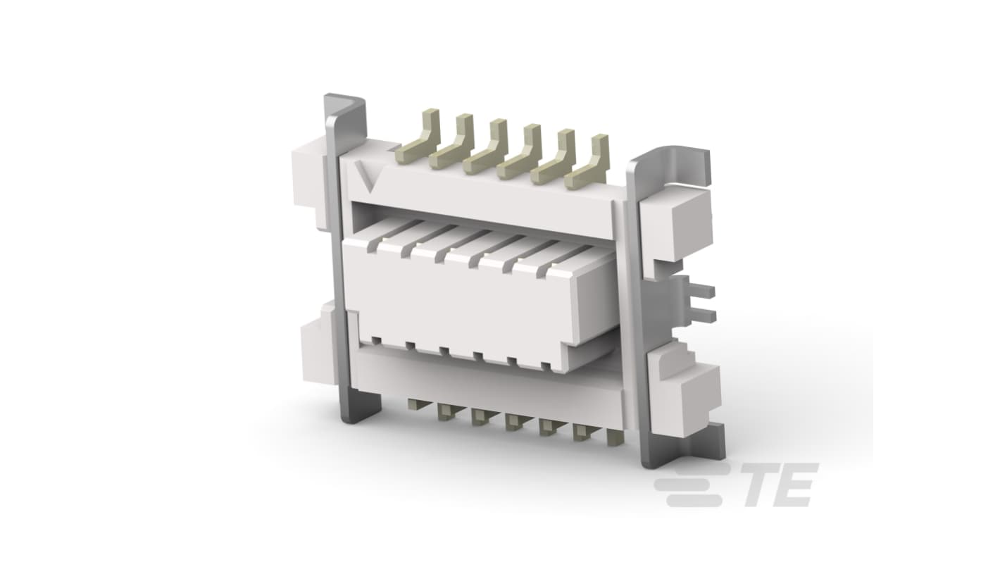 TE Connectivity 1-1793 Series Vertical PCB Connector, 12 Contact(s), 0.8mm Pitch