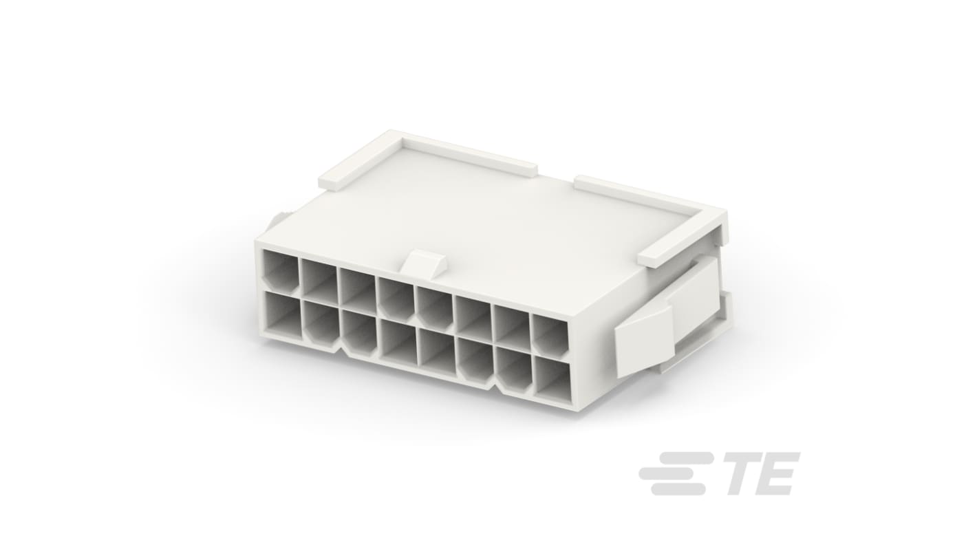 TE Connectivity Housing, 16 Way, Plug, VAL-U-LOK, Panel Mount, 600 V ac