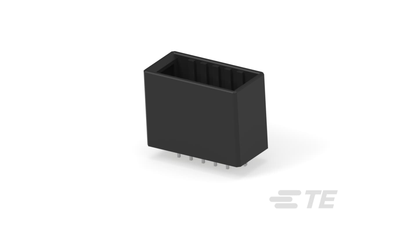 TE Connectivity Dynamic 3000 Series Series Vertical Board Mount PCB Header, 10 Contact(s), 3.81mm Pitch, 2 Row(s),