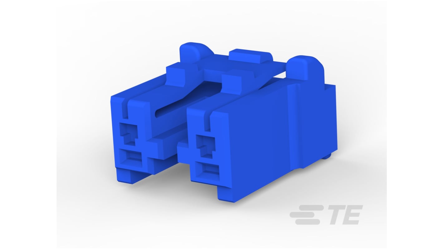 TE Connectivity, GRACE INERTIA Plug Connector Housing, 7.92mm Pitch, 2 Way, 1 Row