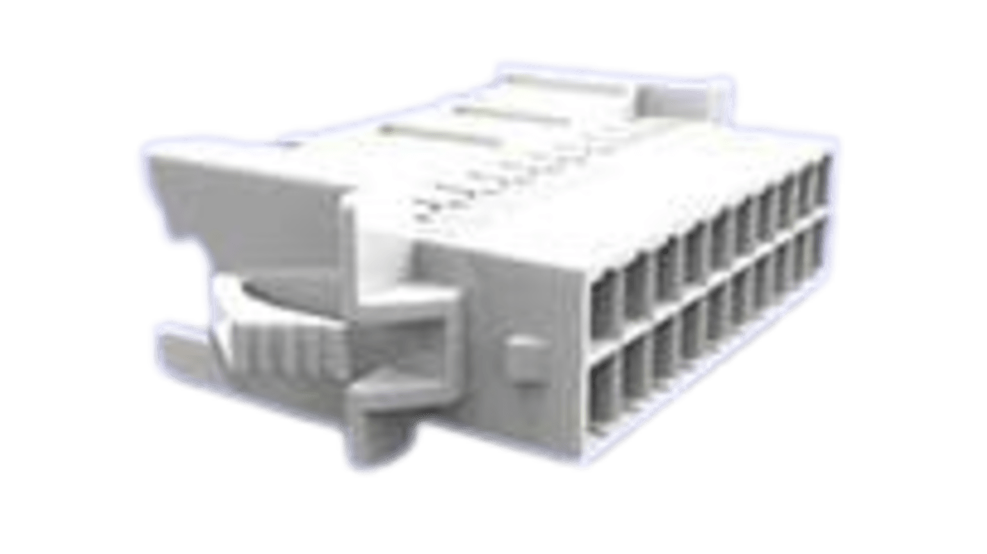 TE Connectivity, Economy Power 2.5 Receptacle Connector Housing, 2.5mm Pitch, 8 Way, 2 Row